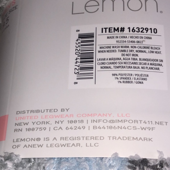 LEMON 4 PAIRS COZY SOCKS - Picture 3 of 9